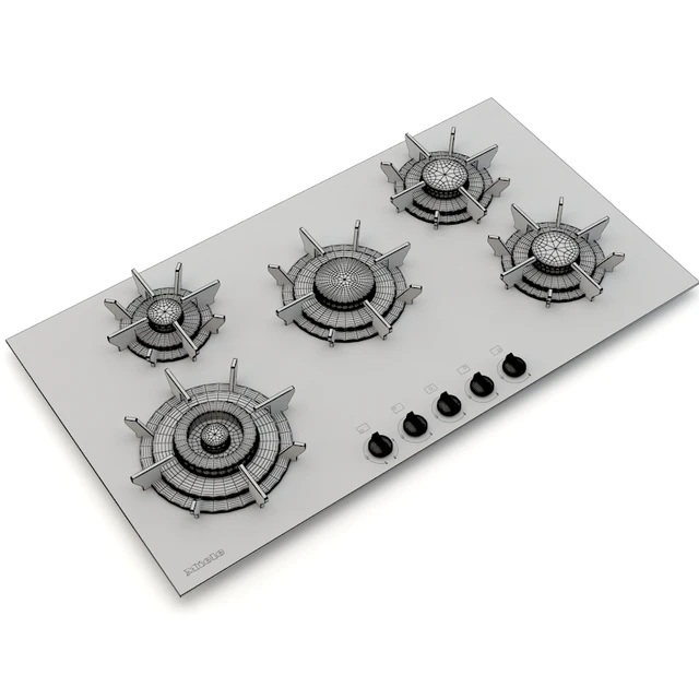 Miele 5 Burner KM 391 Gas on Glass Cooktop — Скачать
