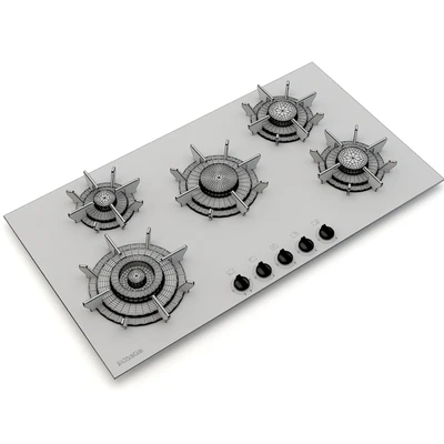 Miele 5 Burner KM 391 Gas on Glass Cooktop — Вид 2