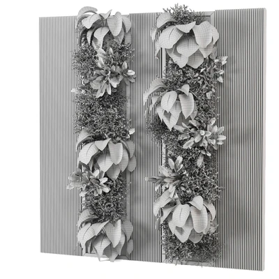indoor wall vertical garden - Set 953 — Ver 2