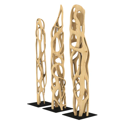 Wooden sculpture of Sahta Maoli — Ver 2