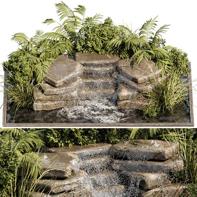 Waterfall fountains cascade 11 — Ver 1