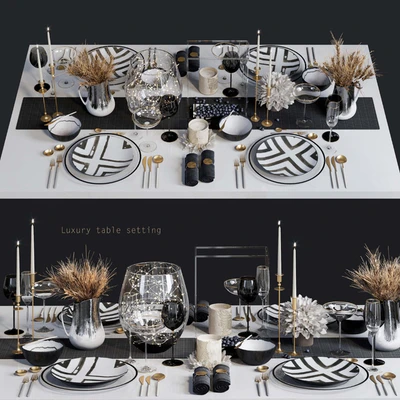 Luxury table setting L — Ver 1