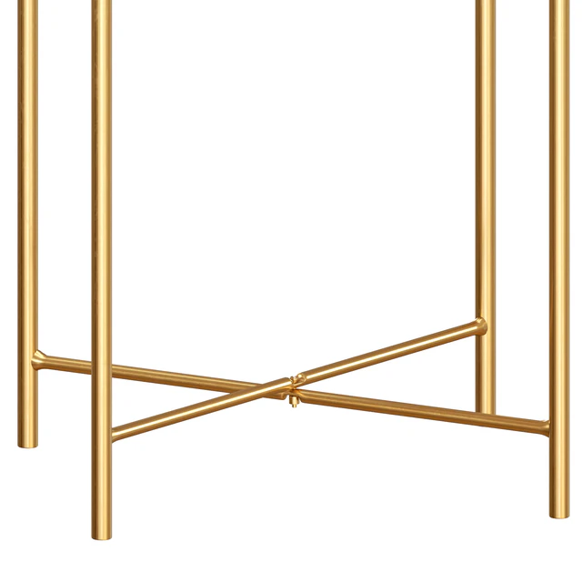 Zara Marble And Wooden Side Tables — Скачать