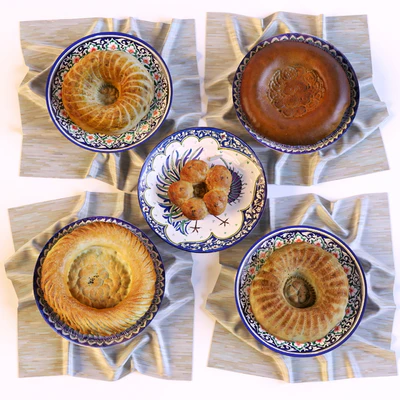 East Bread (Uzbek Flat Cakes) — Ver 1