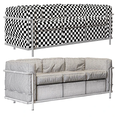 lc2 cassina sofa — Ver 2