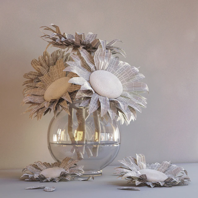 Sunflowers in a Vase — Descargar