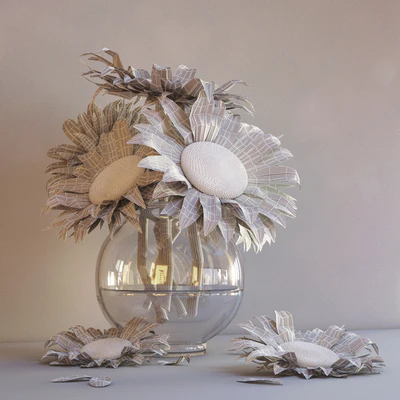 Sunflowers in a Vase — Ver 1