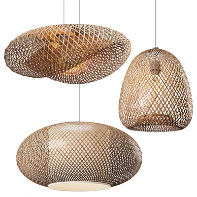Set of Wicker lamps #4 — Вид 1