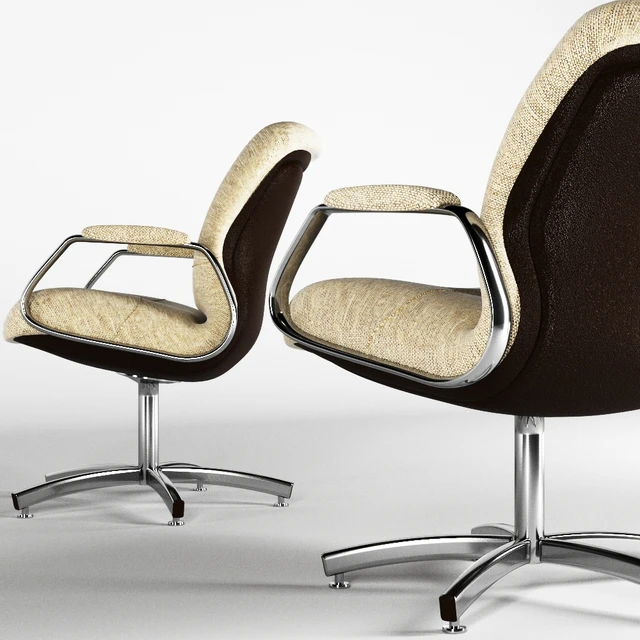 Charles Pollock style STEELCASE Chrome — Descargar