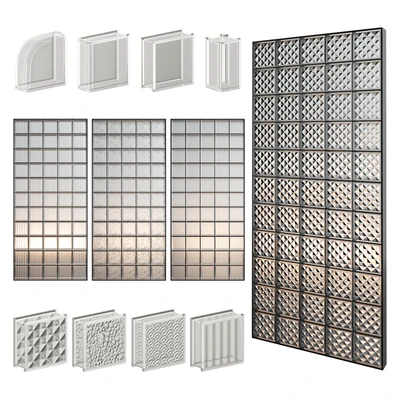 Glass Block Wall 10 — Ver 1
