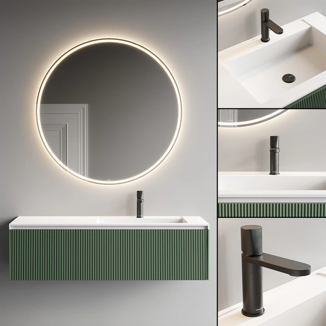 Antonio Lupi Design Binario Vanity Unit Set 1 — Descargar