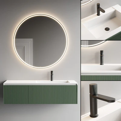 Antonio Lupi Design Binario Vanity Unit Set 1 — Ver 1