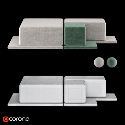 COAST  Woo Furniture | Модульный пуф — Вид 2