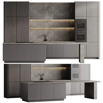 Kitchen with island 005 — Ver 1