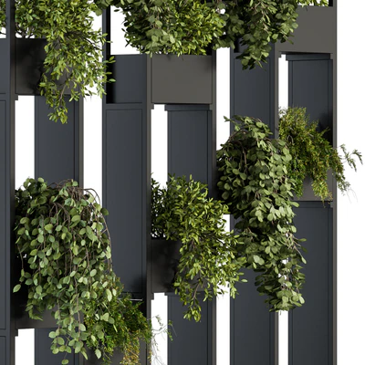 Green Wall - Plants partition 02 — Вид 3