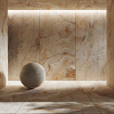 Golden Onyx Porcelain Tile — Ver 1
