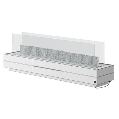 Independent wooden fireplace — Вид 2