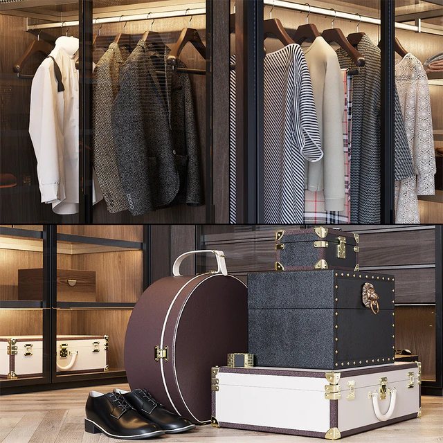 Poliform FITTED WARDROBE (vray GGX, corona PBR) — Скачать