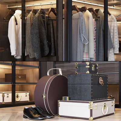 Poliform FITTED WARDROBE (vray GGX, corona PBR) — Вид 2