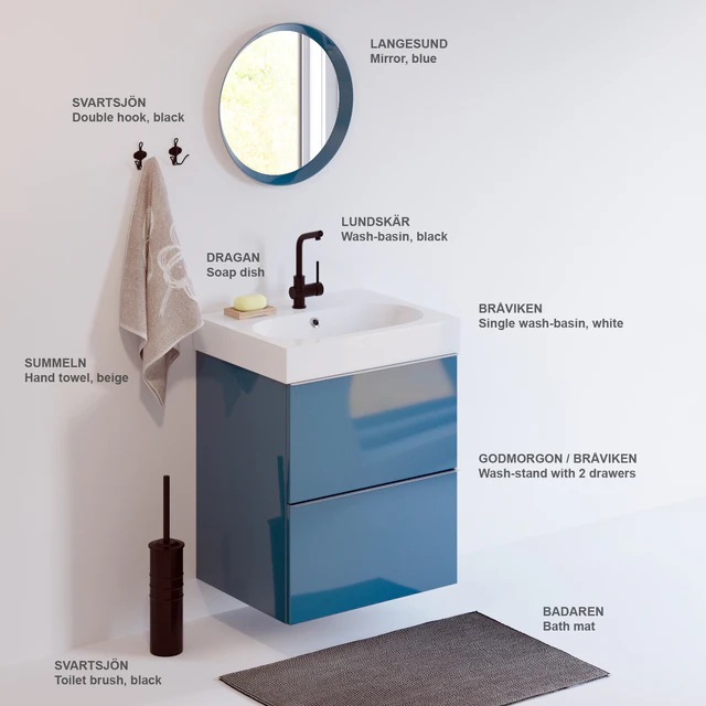 Set of bathroom furniture IKEA — Descargar