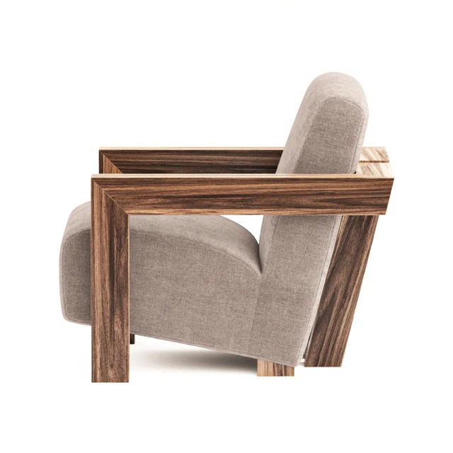 Wood Frame Occasional Chair — Descargar