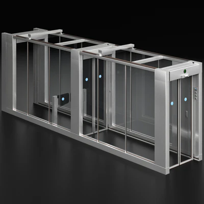 Access security system turnstile metal detector — Ver 1