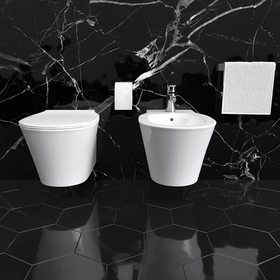 Ideal Standard Connect Air WC and Bidet — Ver 2