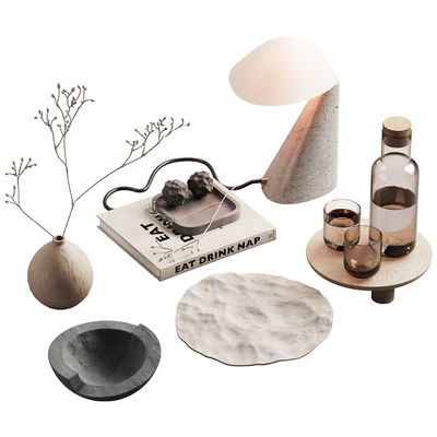 371 decorative set 039  japandi accessories kit 01 — Вид 2