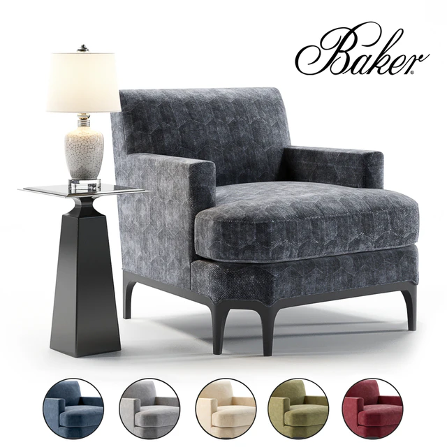 Baker Celestite Lounge Chair — Descargar