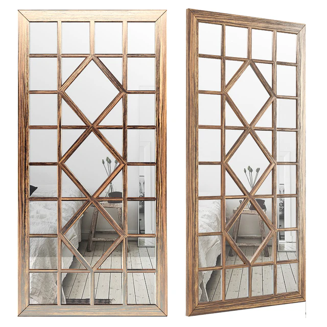 Rectangular Ivory Accent Wall Mirror LRKM2415 — Скачать