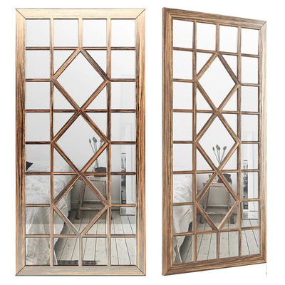 Rectangular Ivory Accent Wall Mirror LRKM2415 — Вид 1