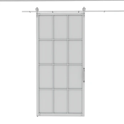 Sliding door with barn mechanism "WHEEL" — Ver 2