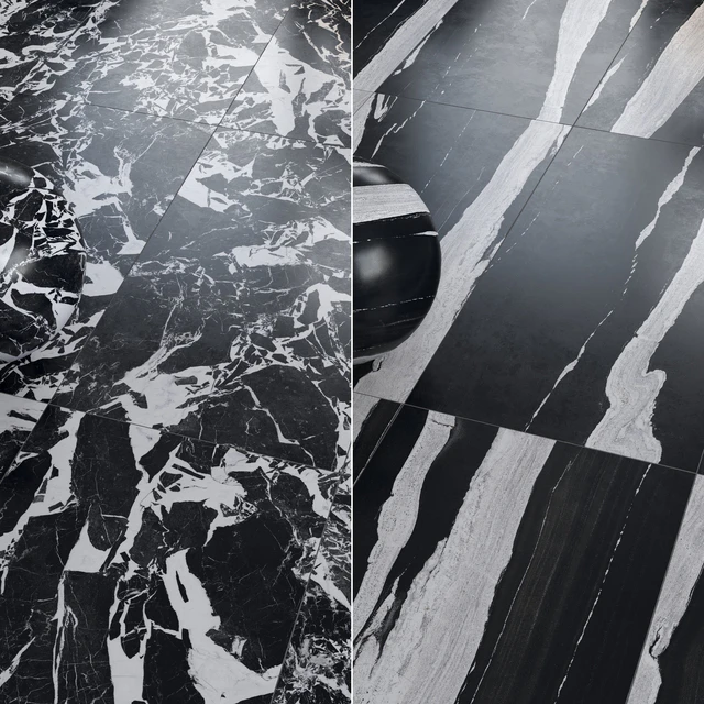 Architectural Design Floorgres B and W Marble miniset — Descargar