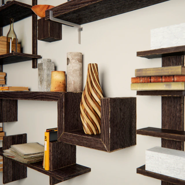 Shelves with decor — Descargar