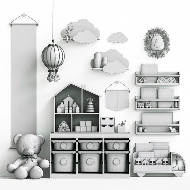 Toys, decor and furniture for the children's room 13 — Descargar