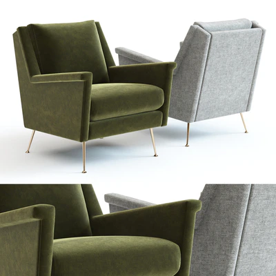 Western Elm Carlo Mid-Century Chair — Вид 1