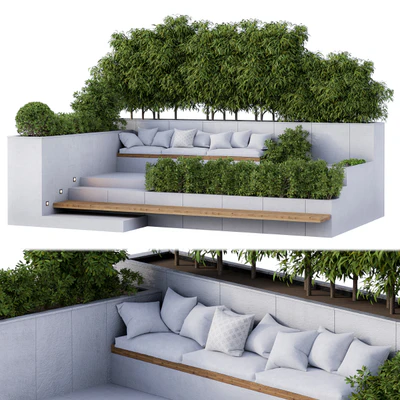 Roof Garden and Landscape Furniture 03 — Ver 2