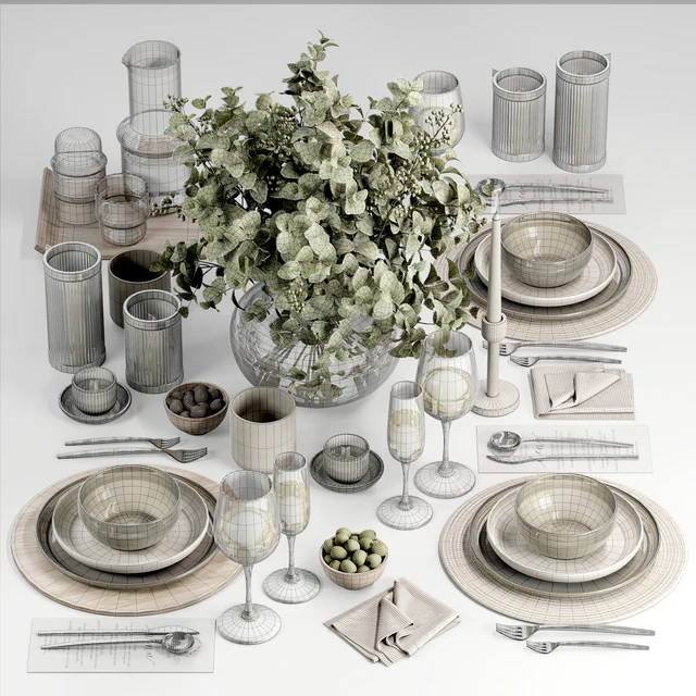 Tableware B016 — Скачать