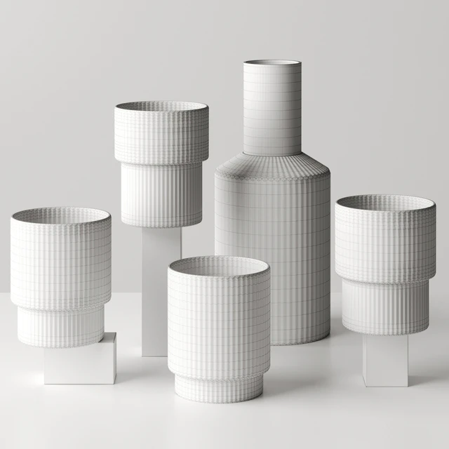 Ripple Glass and Carafe by Ferm living — Скачать