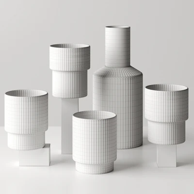 Ripple Glass and Carafe by Ferm living — Вид 2