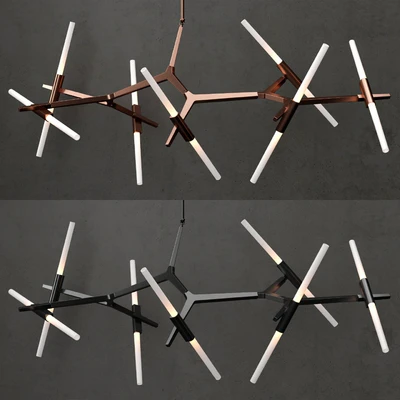 Chandelier Agnes 14 lights 4 colors — Ver 2
