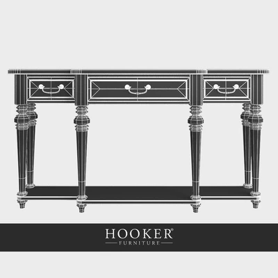 Hooker Furniture Living Room Tynecastle Console Table — Ver 2