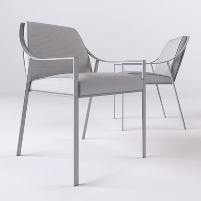 HOLLY HUNT AILERON DINING ARM CHAIR — Ver 2