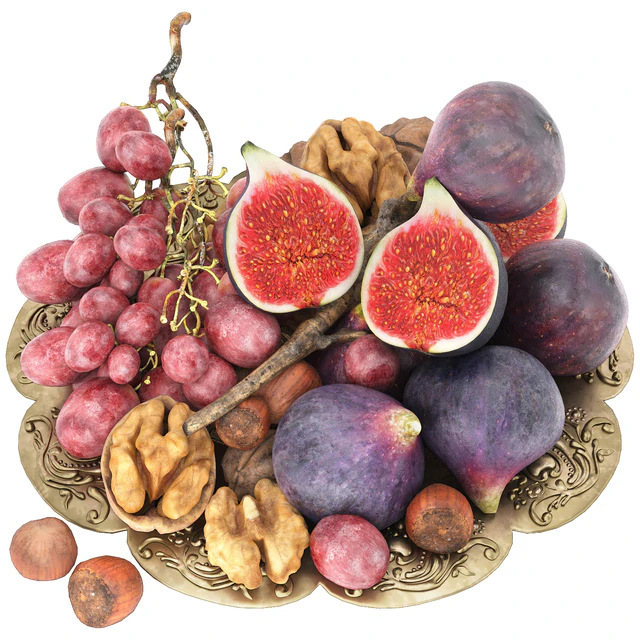 plate of fruits — Скачать