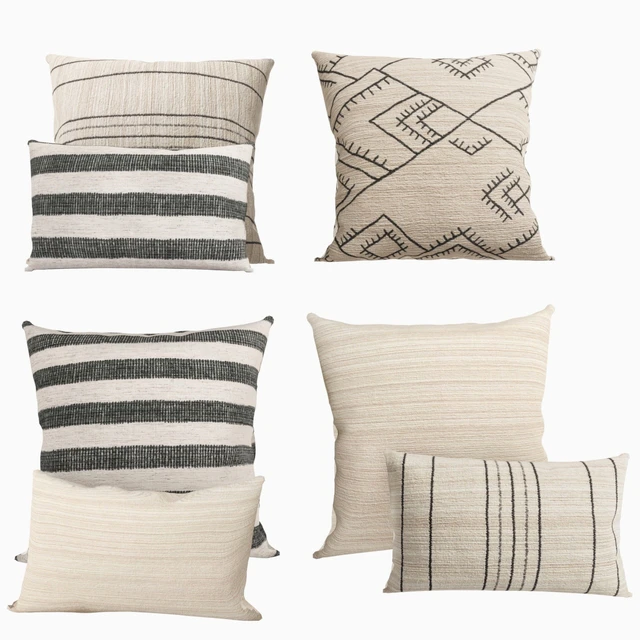 Pillows Restoration Hardware Collection Moroccan Jacquard Chenille — Descargar