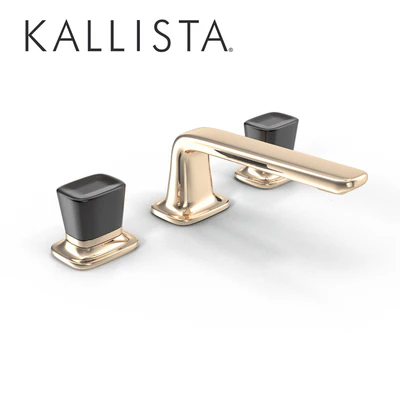 Kallista BASIN FAUCET SET BLACK CRYSTAL KNOB HANDLES — Descargar