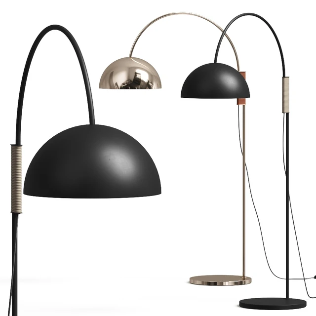 CB2 Jett Arched Floor Lamps — Скачать