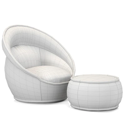 Roche Bobois Coiffe Pivoting Armchair 1 — Ver 2