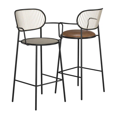 Piper Bar Chair with Armrests — Ver 2