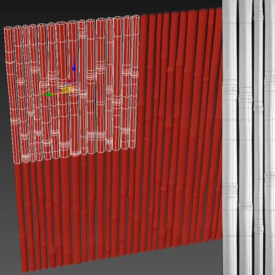 Bamboo wall seamless — Ver 2